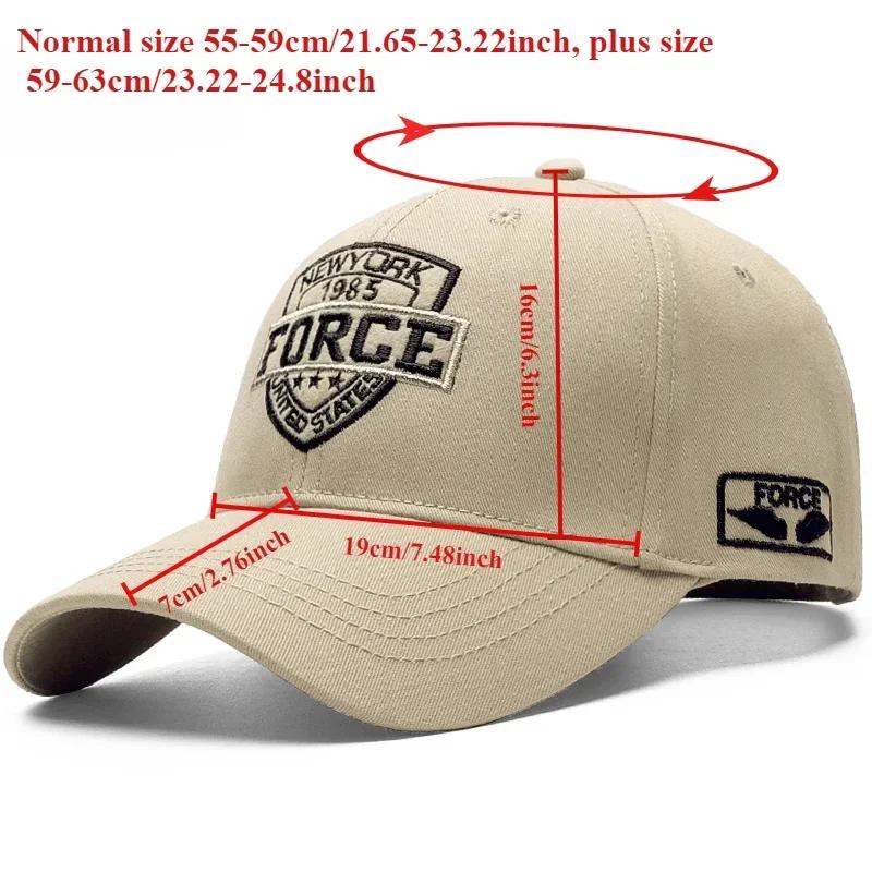Große Größe 65 cm Buchsticken Baseballkappen Sommer Sonnenschutz Großer Kopf Snapback Kappe Herren Hartes Oberteil LKW-Fahrer Sonnenhut