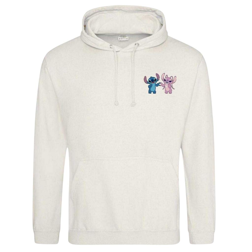 Lilo & Stitch Unisex Adult Love Hands Valentine's Day Hoodie