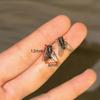 Creative Flies Studs Earrings Simulation Mosquito Ear Stud Cute Insects Small Earrings  Daily Wear