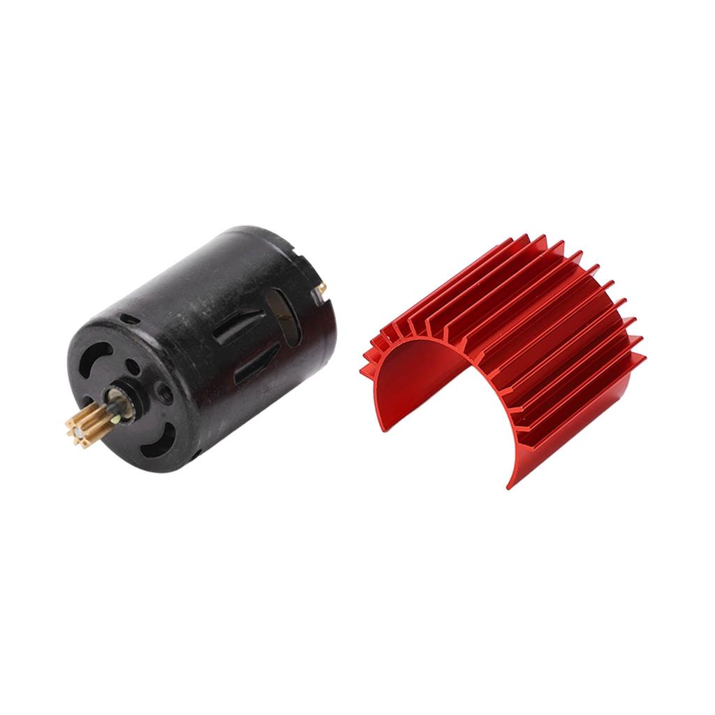 2 Speed   370 Metal Gear Brushed Motor with Heat Sink for WPL RC Car Upgrade Parts Accessories