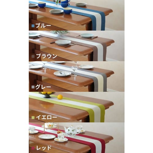 Starink Table Runner, Nordic Tablecloth, Stylish Dining Table, Korean Style Table Mat, Party, Jute, Event Decoration, 30cm X 180cm, Yellow