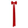 Solid Color Large Christmas Bowknot Hanging DIY Christmas Decorative Bow Reusable Creative Christmas Wreaths Bow