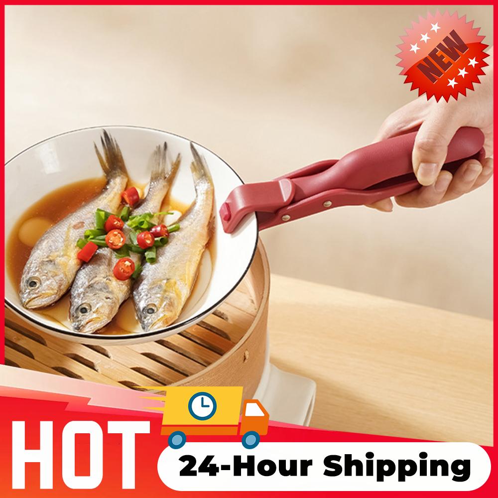 Multi-Purpose Anti-Scald Bowl Holder Clip Non-Slip Heat Insulation Clip Multifunction Kitchen Bowl Clip Home Kitchen Must-Have