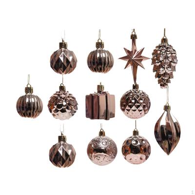 Christmas Tree Decorations Decorative Hanging Baubles DIY Reusable Charm Pendants for Office Party