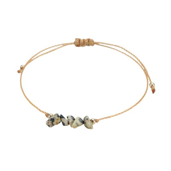 Gemstone Bracelet Women Men Adjustable Braided Crystal Bracelet Boho String