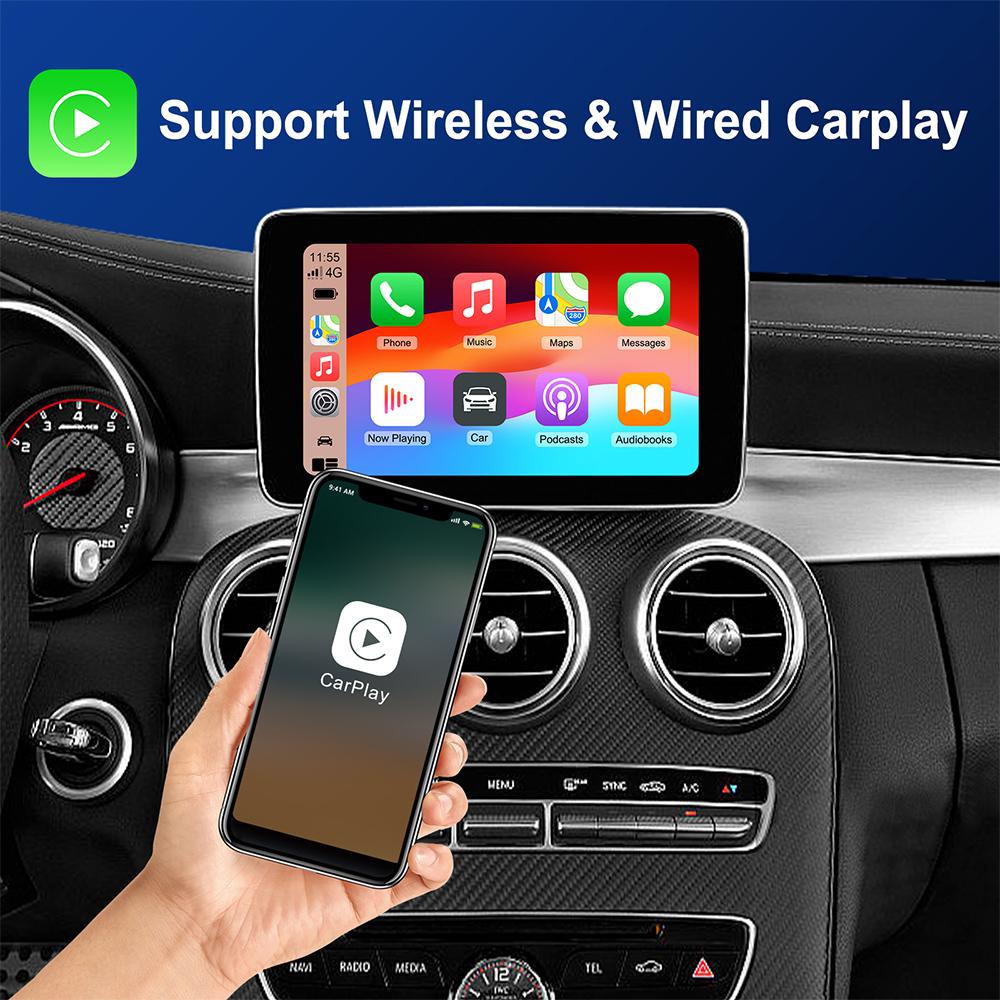 NEW Wireless Carplay Android Auto Module For Mercedes Benz A B C E CLA GLA GLK ML SLD NTG4.5 Navigation