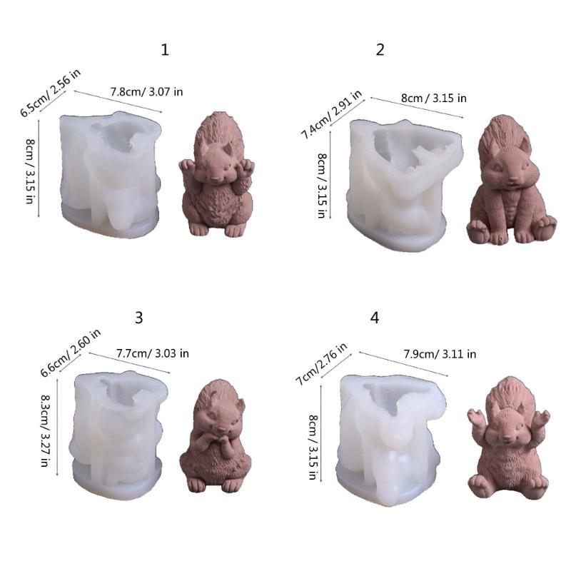 Kreative Maus Elastomer Gießform für Seife Harz Schokolade - Einzigartige Bastelarbeiten Dekoratives Geschenk Herstellungsform