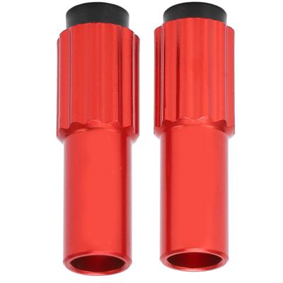 RISK 2pcs Set Bicycle Micro Adjustable Screws Anodizing Bike Adjustable Derailleur Regulator ScrewRed