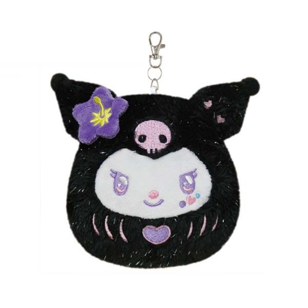 K Company Sanrio Characters Kuromi Pass Case H12 x W11 x D4cm (Daruma Series) SADA-PC-KU