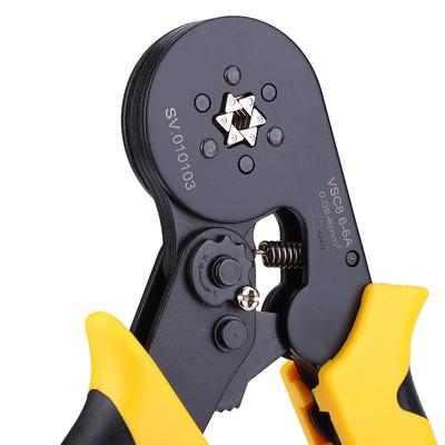 Crimp Pliers Carbon Steel Plate High Accuracy Terminals Crimping Hand Tool 0.08-6mm AWG26-10