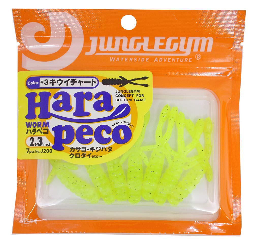 Игровой комплекс Worm Harapeko 2,3 дюйма Киви Зеленый #3 J200 2.3 inch