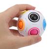 Educational Learning Rainbow Ball Stress Reliever Toy Football Cube Toy for Children Kids