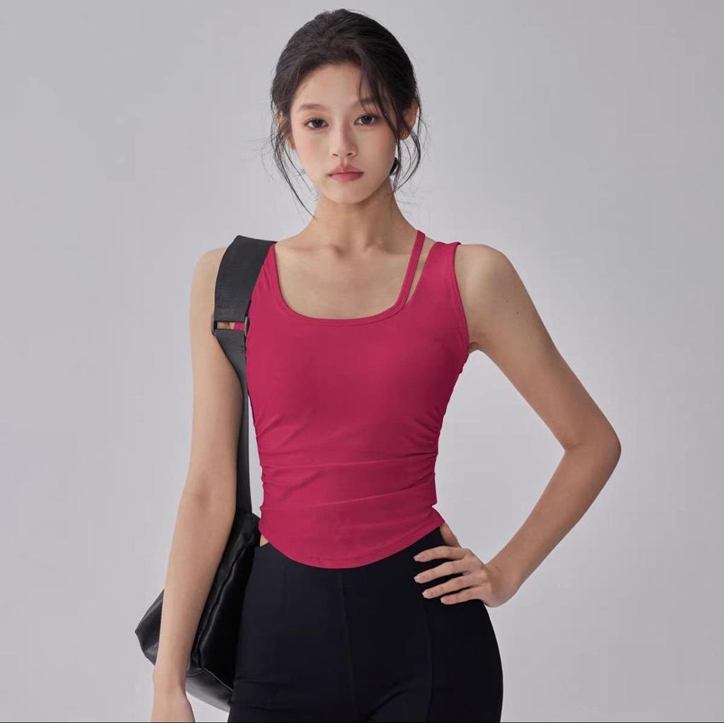 Shockproof One-Piece Sports Vest: High-Strength Support with Beautiful Back for Yoga and Running