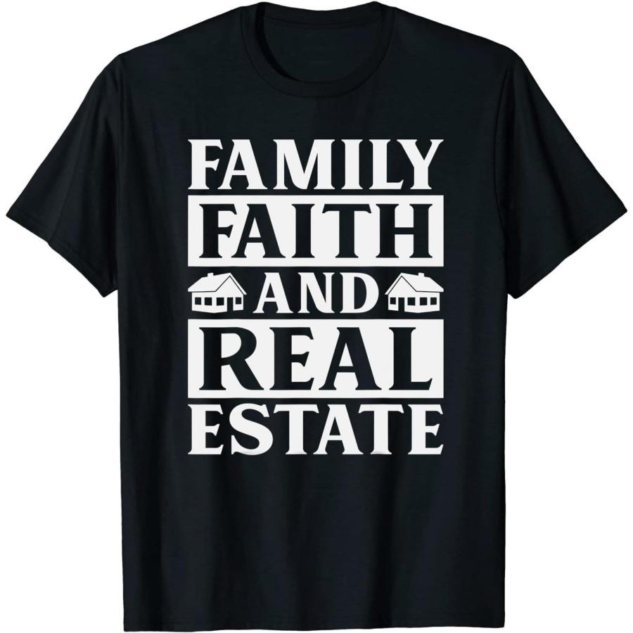 

Family Faith and Real Estate Realtor Investor T-Shirt, Long Sleeve Shirt, Sweatshirt, Hoodie XXXXXL різнокольоровий