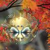 Solar-Powered 3D Metal Swan Lake Wind Spinner – Elegant Romantic Embrace Design, Infinity Rotation Outdoor Kinetic Art for Garden