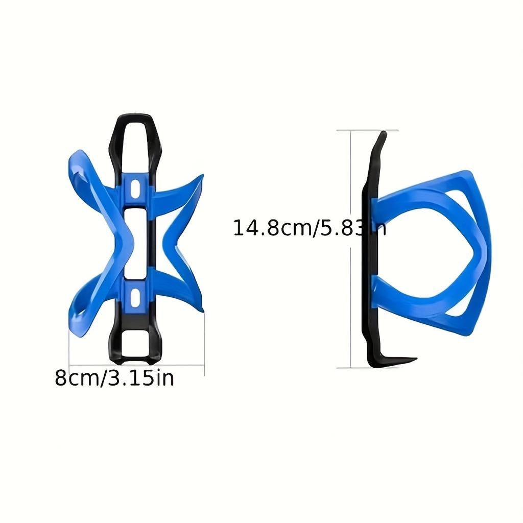 Ultra Lightweight Bicycle Water Bottle Holder - Durable Polycarbonate Material - Secure & Stylish Design for Outdoor Cycling
