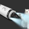 Pet Nail Grinder with Two LED Light Professional 3-Speed Electric USB Dog Nail Trimmers for Paw Safe Grooming for Cats