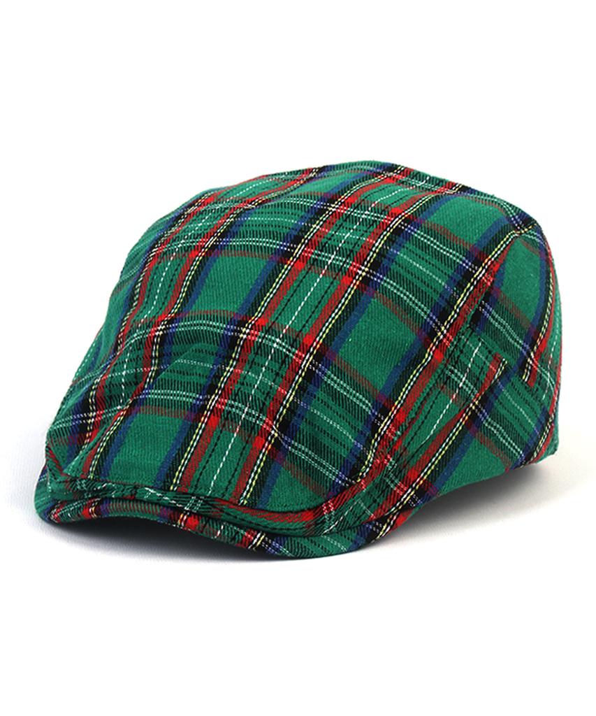 Yunibeosyeolkemiseuteuli Punk Check Green Hunting Cap