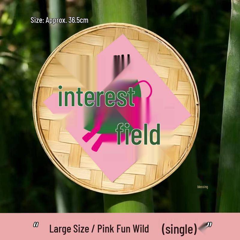 Spring Bamboo Plate Hanging Ornament Set for Teahouse and Homestay Decor & Photography Backgrounds
