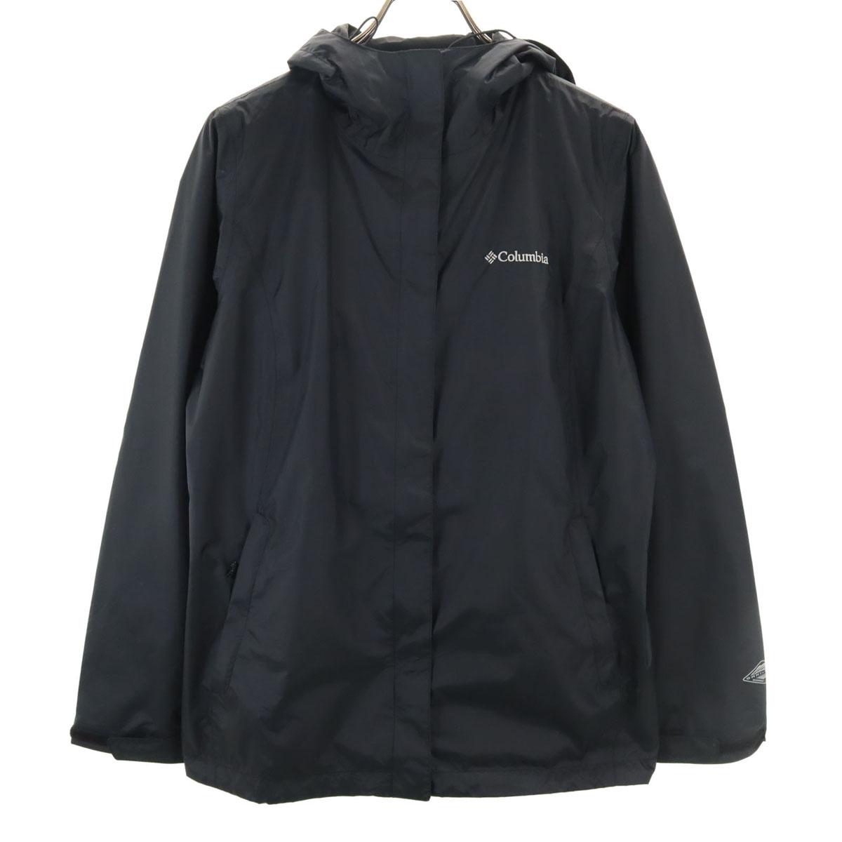 

Куртка дождевик Columbia M черная Outdoor Сетчатая подкладка Женская Б/у