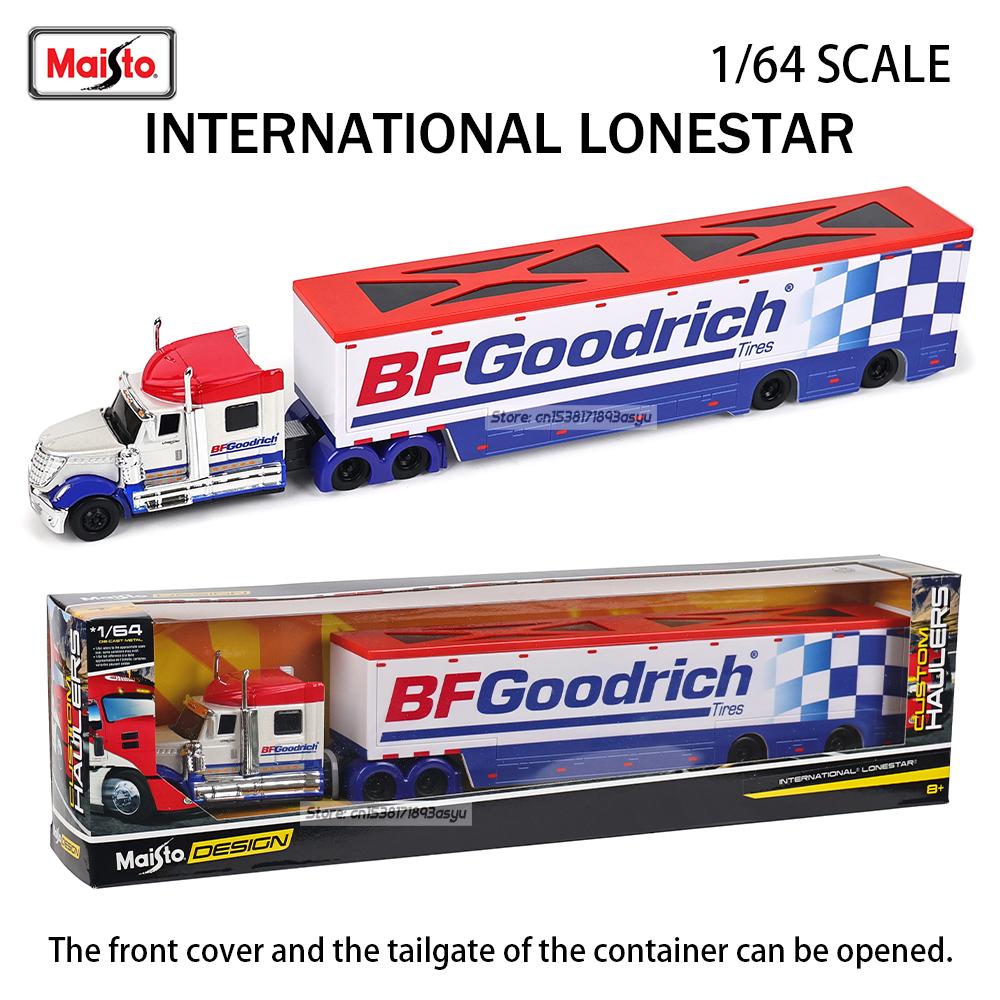 Maisto 1:64 MACK Anthem LoneStar UP Transport Casting Manufacturing Trailer Model Simulation Model Alloy Car Collection