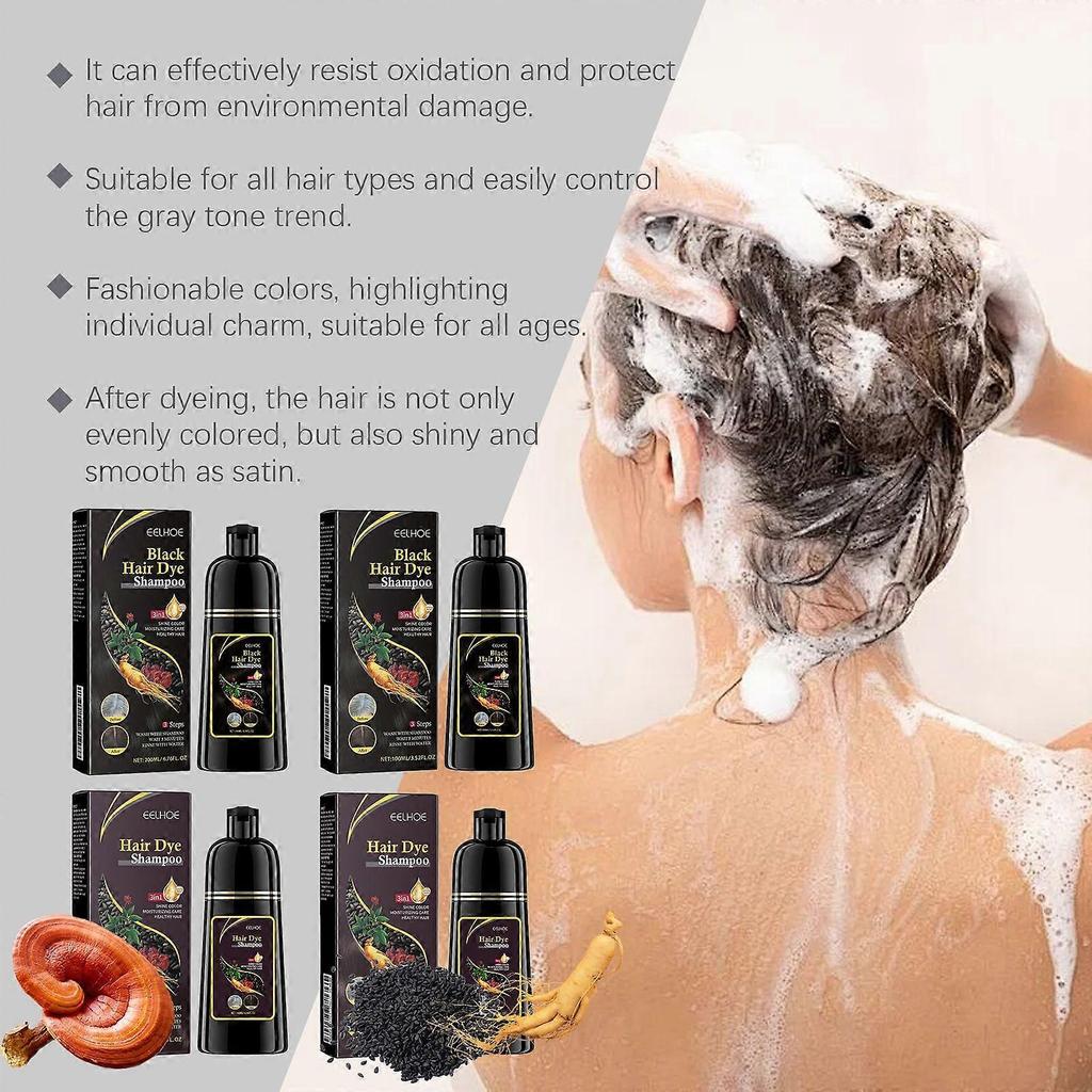 Color protection shampoo herbal mild hair care soft shine shampoo