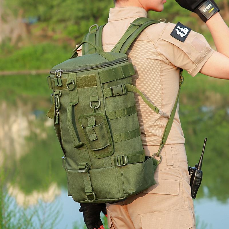 New Fishing Bag Waterproof Outdoor Sports Backpack Multi-functional Dry and Wet Separation Luya Bag Large Capacity