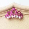 Glittering Crown Hair Clip for Small Pet Photography Daily Hair Styling Tool for Breeds Cats Everyday Wear Party Props