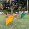 Grandma Garden Balls Game Set Giant Pants And Marker Cones Fun
