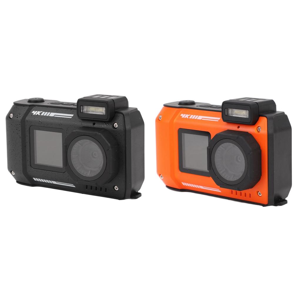 Underwater Camera 10x Optical Zoom 2500mAh 4K 65MP Autofocus Waterproof Camera SOS Flashlight 2500mAh Battery for Diving