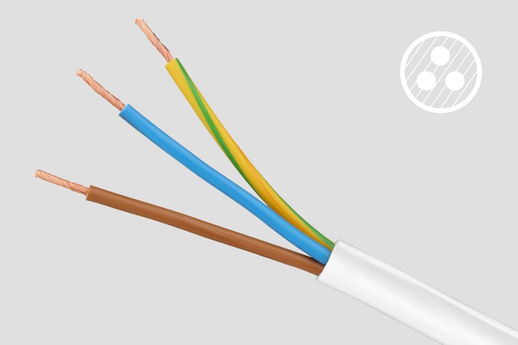 Extension Cord Power Strip 3m 3 Sockets 2xUSB 3x1.0mm2 Switch Rebel