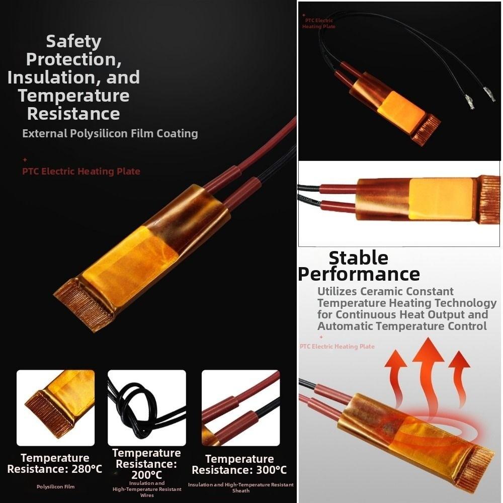 60-270 Degrees Heating Element 12V 24V 110V 220V Curlers Heater  For Miniature Heating