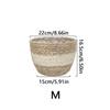 Nordic Home Plant Flower Pot Cover Natural Seaweed Plant Baskets Grass Woven Flower Basket and Pot