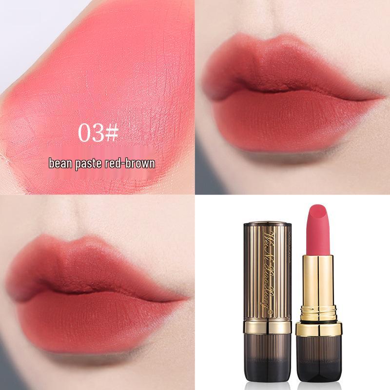 Winnie the Pooh Satin Matte Lipstick - Long-Lasting, Non-Stick Color Lock, Velvet Finish, Enhances Complexion