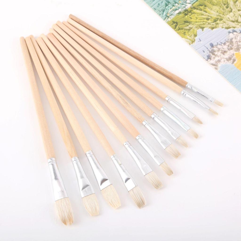 Soft Wool Brush for Ceramic Gold Painting