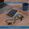 USB Type C 2.5 Inch External Storage Case SATA To USB 5Gbps HDD SSD Case Transparent Hard Drive Enclosure Support For PC Laptops