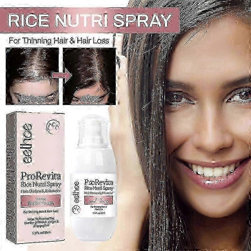 3x Zephta Hair Regrowth ProRevita Rice Nutri Spray, Hair Helper Spray for Thinning Hair Hair Loss, Rice Water Spray for Hair Growth