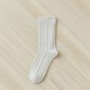 Dame Høst og Vinter Ensfarvet Relief Retro Nasjonal Stil Bomull Deodorant Lange Sokker