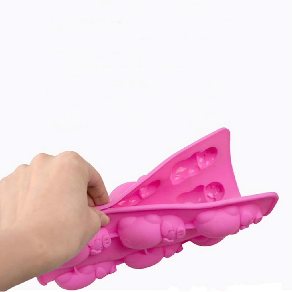 1 PCS Pink Piggy Silicone Mould, Piggy Cake Mould Chocolate Mould, Little Pig Silicone Baking Pan .