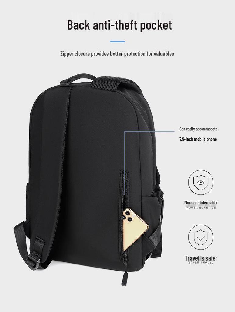 Unisex Casual Fashion Backpack with Pendant