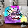 1 pezzo Coperta Rick and Morty Leggera Coperta in Flanella per Divano, Letto, Viaggio, Soggiorno, Ufficio, Divano, Sedia e Letto