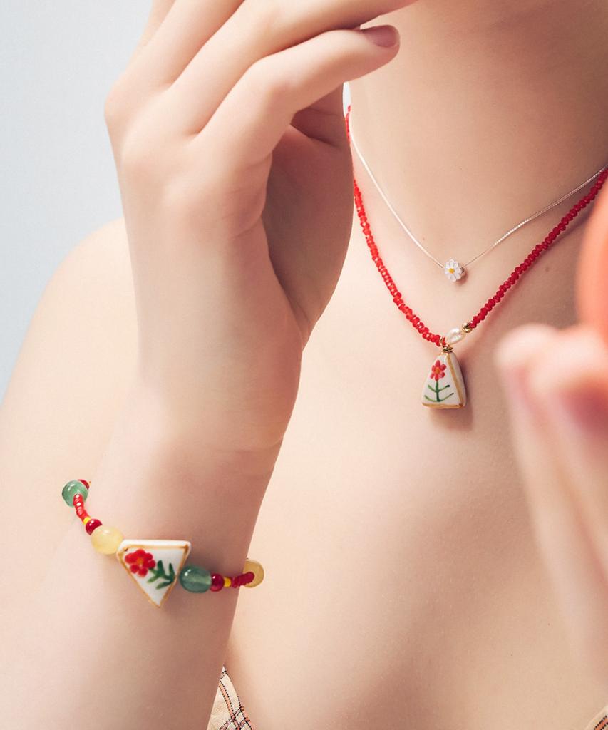 Dana Burton Bloom Garden Glass Bracelet
