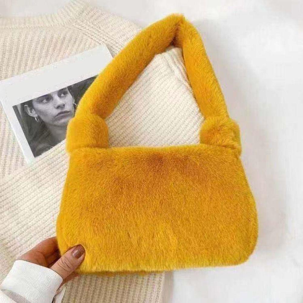 Einseitige quadratische Tasche Mehrfarbige Make-up-Tasche Modische Handtasche Mädchen