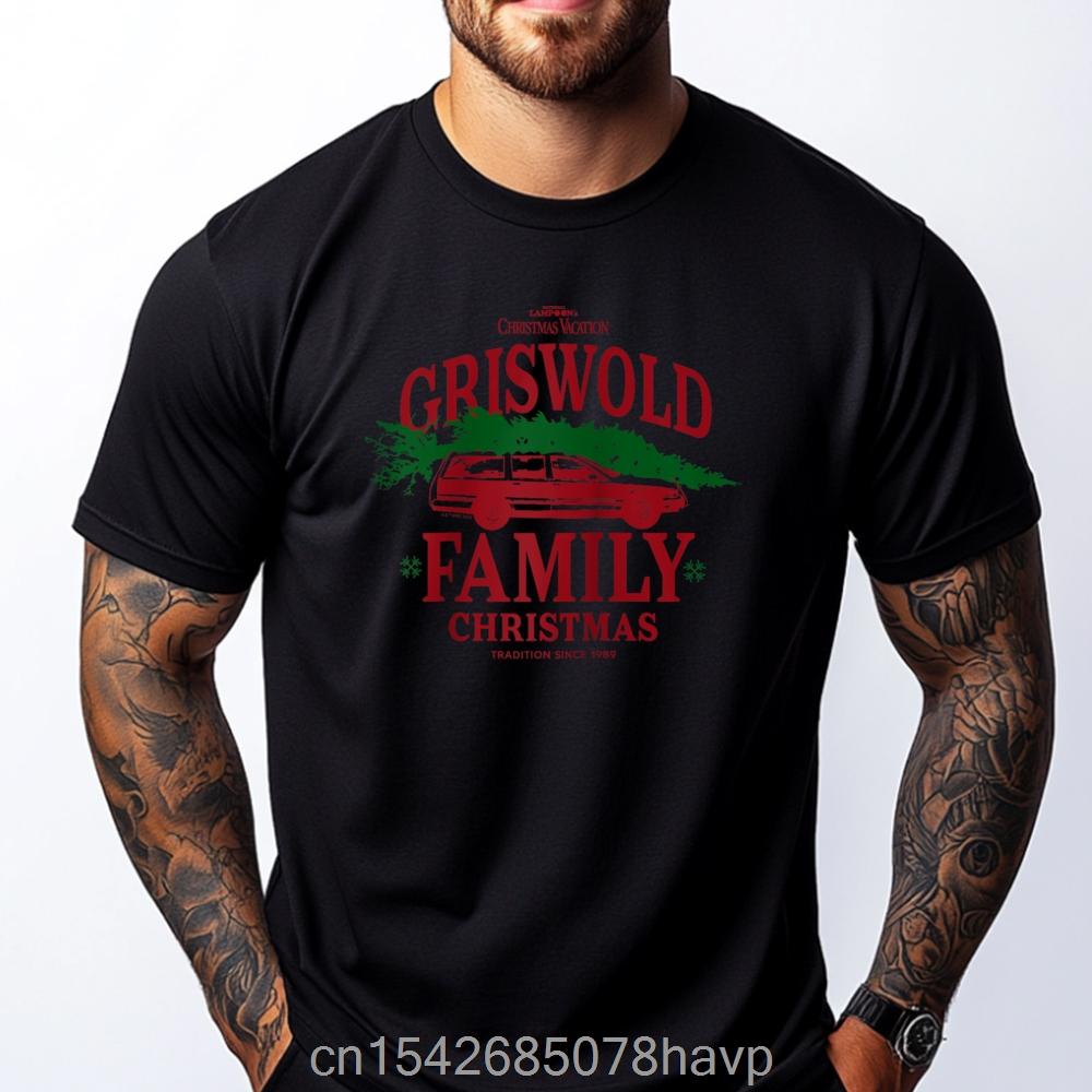 National Lampoon Christmas Vacation Full Rv Graphic T-shirt Classic Streetwear Printed Tshirt Casual
