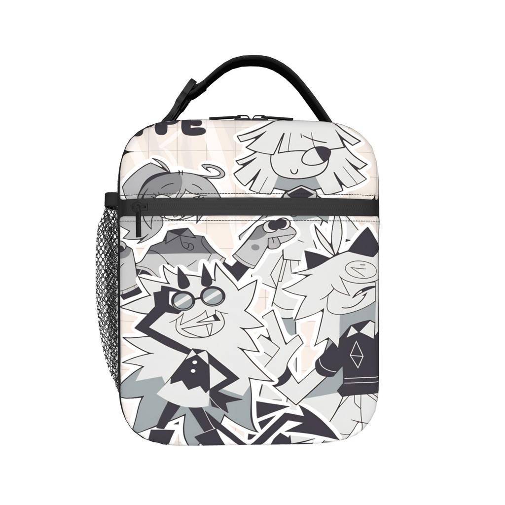Kangel  Lunch Box For All Needy Streamer Overload Lunch Box Leisure School Cooler Carrier Lightweight Thermal Oxford Food Bags