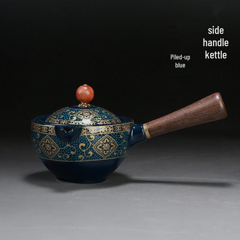 Portable Travel Kung Fu Tea Set: 1 Pot & 4 Cups in Gift Box, Custom Logo Option