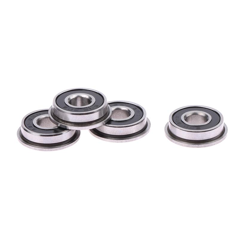 10Pcs F695-2Rs Stainless Steel Bearing Flanged Miniature Deep Groove Ball Bearings F695 Rs Ball Bearings
