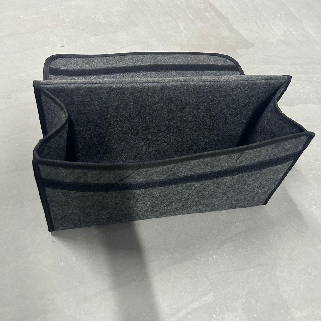 1 PZ Organizer Antiscivolo per Vano Bagagliaio Auto, Custodia per Attrezzi, Borsa Portaoggetti per Bagagliaio Auto, Scatola Portaoggetti in Feltro Morbido, Accessori Auto Nuovi