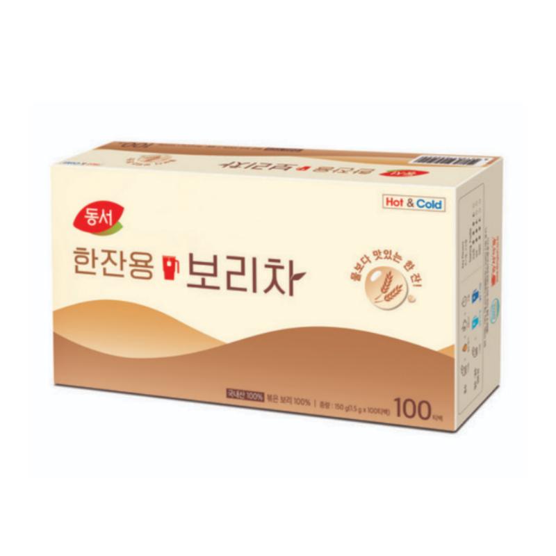 Чай из жареного ячменя Dongsuh (1,5 г x 100 чайных пакетиков)