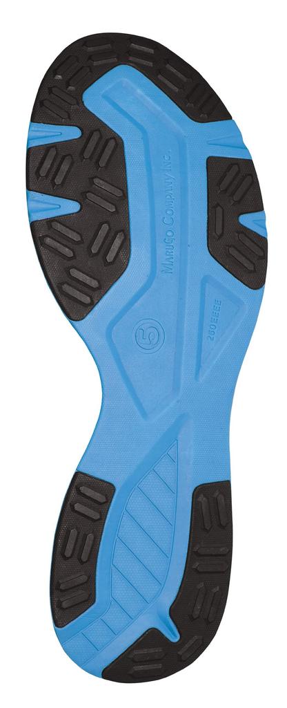 Mandom Safety Light 767 Safety Work Shoes with Resin Toe JSAA Class Size 4E Cap, Lightweight, A, Oil-Resistant, Unisex, Blue/Black, 26.5 cm,